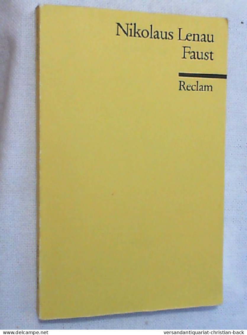 Faust : Ein Gedicht; Mit Dokumenten Z. Entstehung U. Wirkung. - Unterhaltungsliteratur