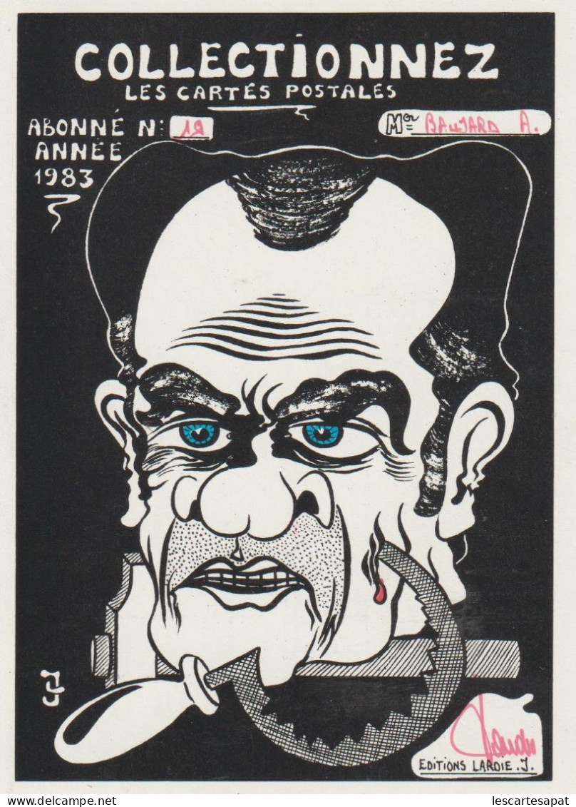 Jacques Lardie Caricature Georges Marchais 1983 - Lardie