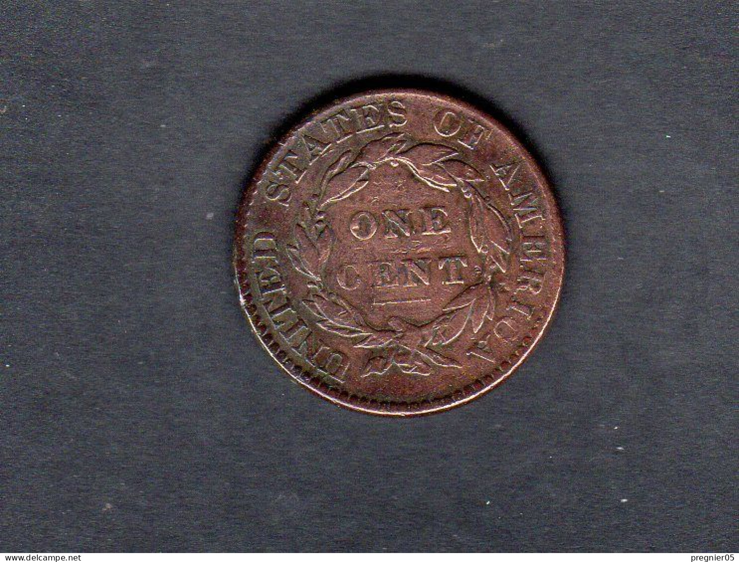 Baisse De Prix USA - Pièce 1 Cent "Coronet / Matron" Type 1  1820 TTB/VF  KM.045.1 - 1816-1839: Coronet Head (Tête Couronnée)