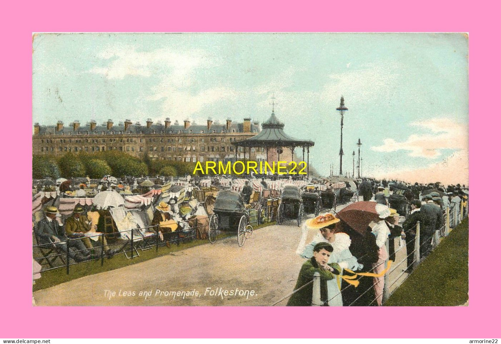 CPA  Folkestone The Leas And Promenade - Folkestone