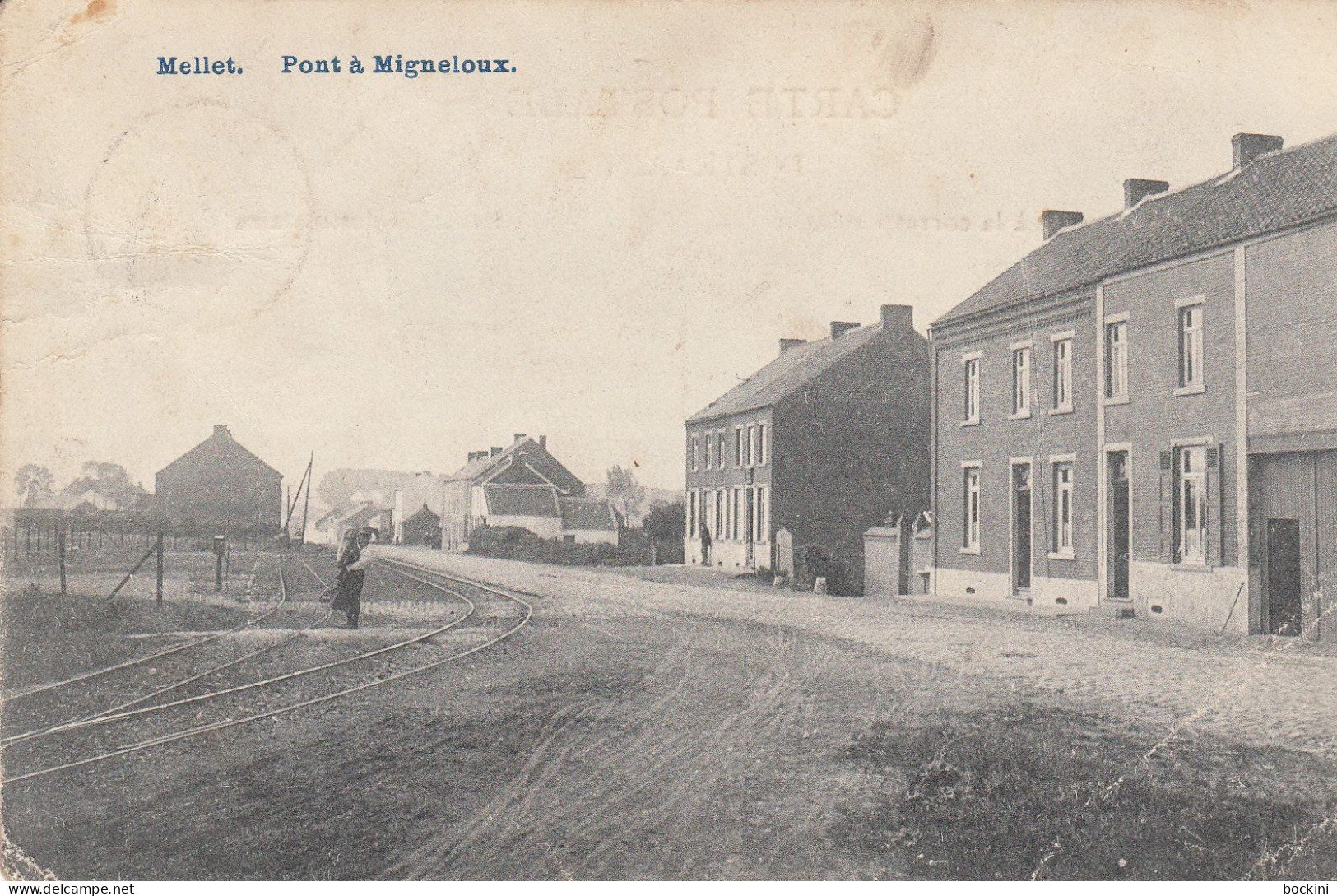 Mellet - Près Des Bons - Villers. Pont à Migneloux -  Carte Rare -  état Voir Scan. - Les Bons Villers