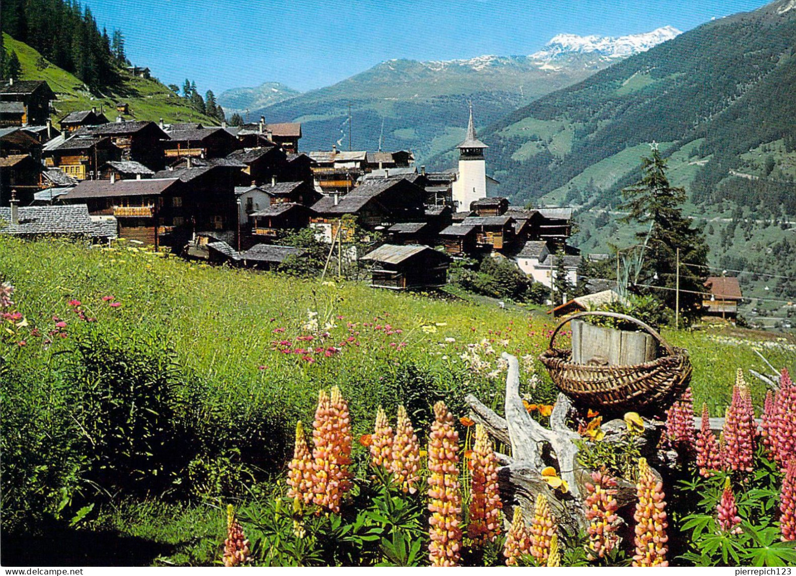 Grimentz - Vue Sur Le Village - Grimentz