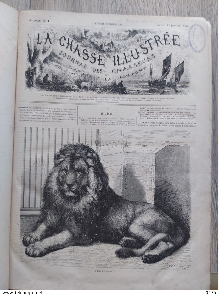 La Chasse Illustrée, Journal Des Chasseurs - Chasse/Pêche