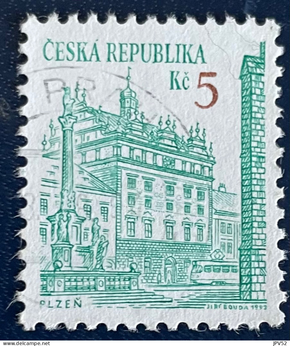 Ceska Republika - Tsjechië - C4/5 - 1993 - (°)used - Michel 15 - Pilsen - Plzen - Oblitérés