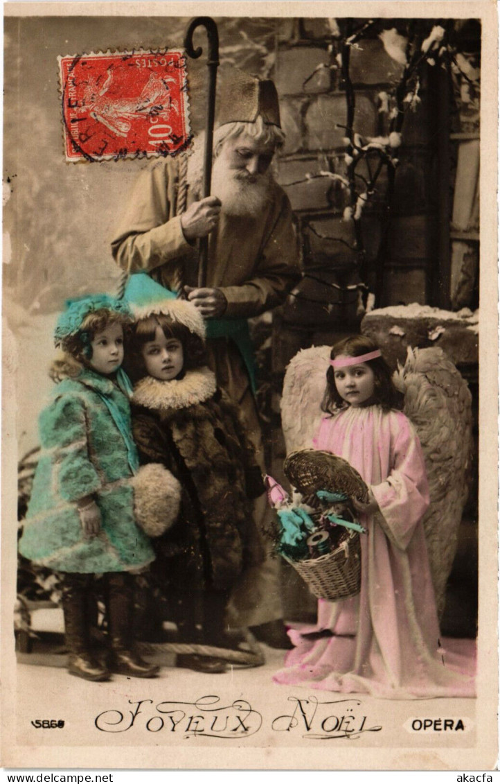 PC SAINT NICHOLAS, JOYEUX NOEL, OPÉRA, Vintage Postcard (b51256) - Saint-Nicholas Day