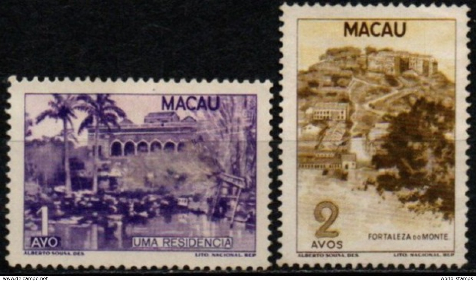 MACAO 1948-51 SANS GOMME - Unused Stamps