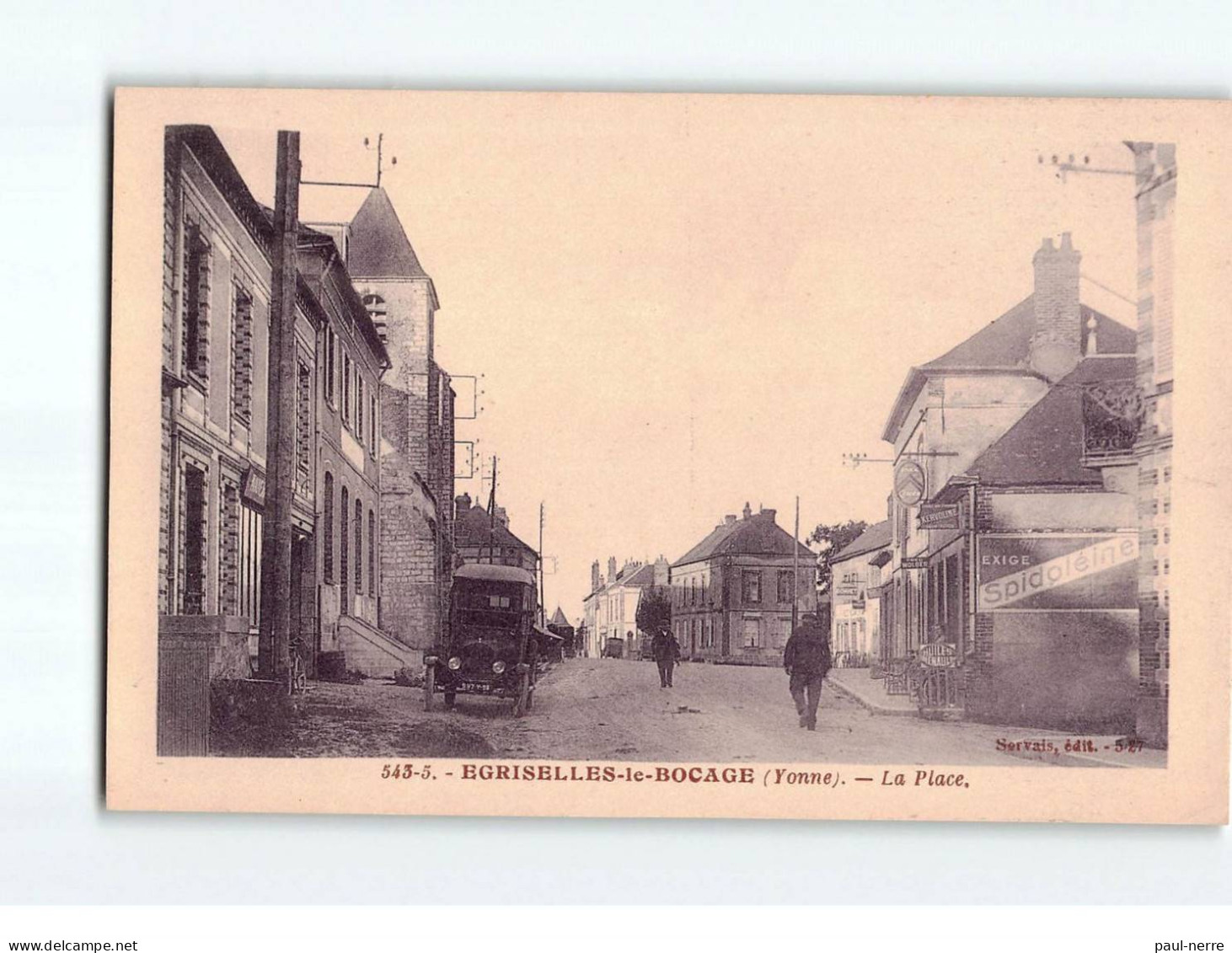 EGRISELLES LE BOCAGE : La Place - Très Bon état - Egriselles Le Bocage