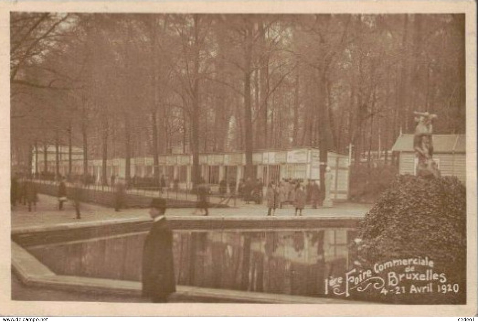 1ERE FOIRE  COMMECIALE BRUXELLES 4 -  AVRIL 1920 - Internationale Institutionen