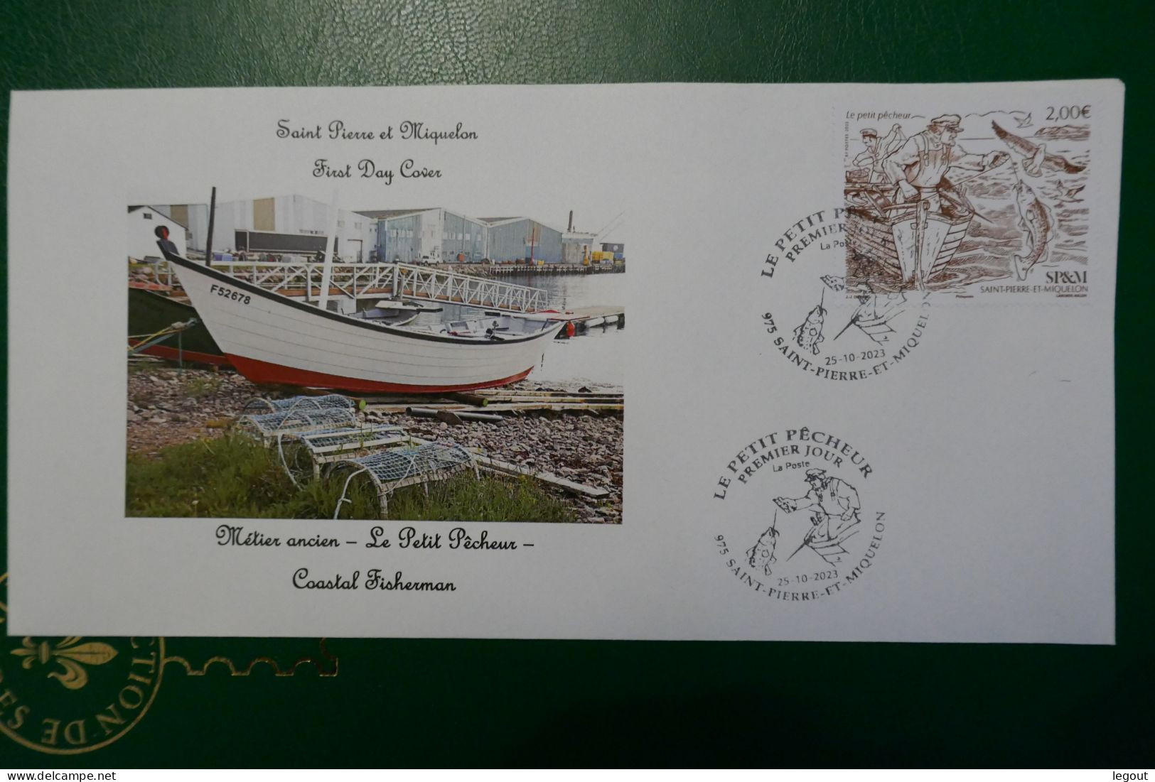 SPM/SAINT PIERRE ET MIQUELON FDC/1ER JOUR/LE PETIT PÊCHEUR- 2023 - FDC