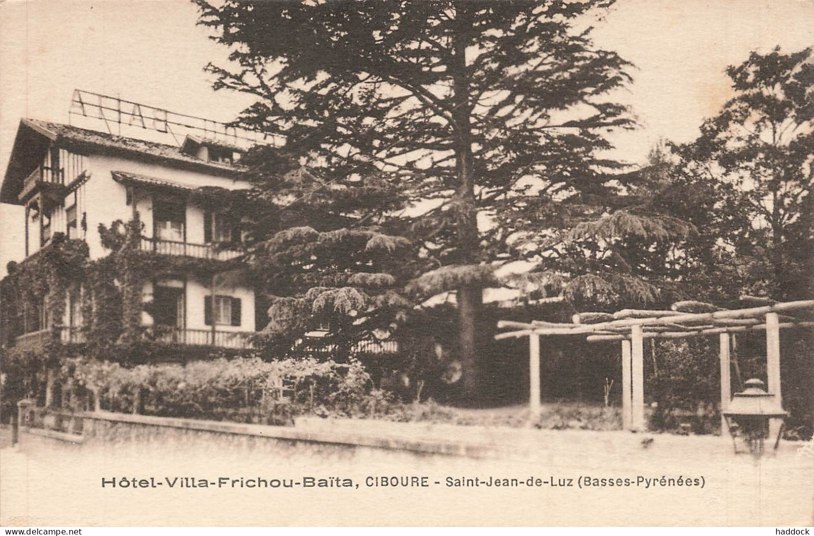 CIBOURE : HOTEL VILLA FRICHOU BAITA - Ciboure