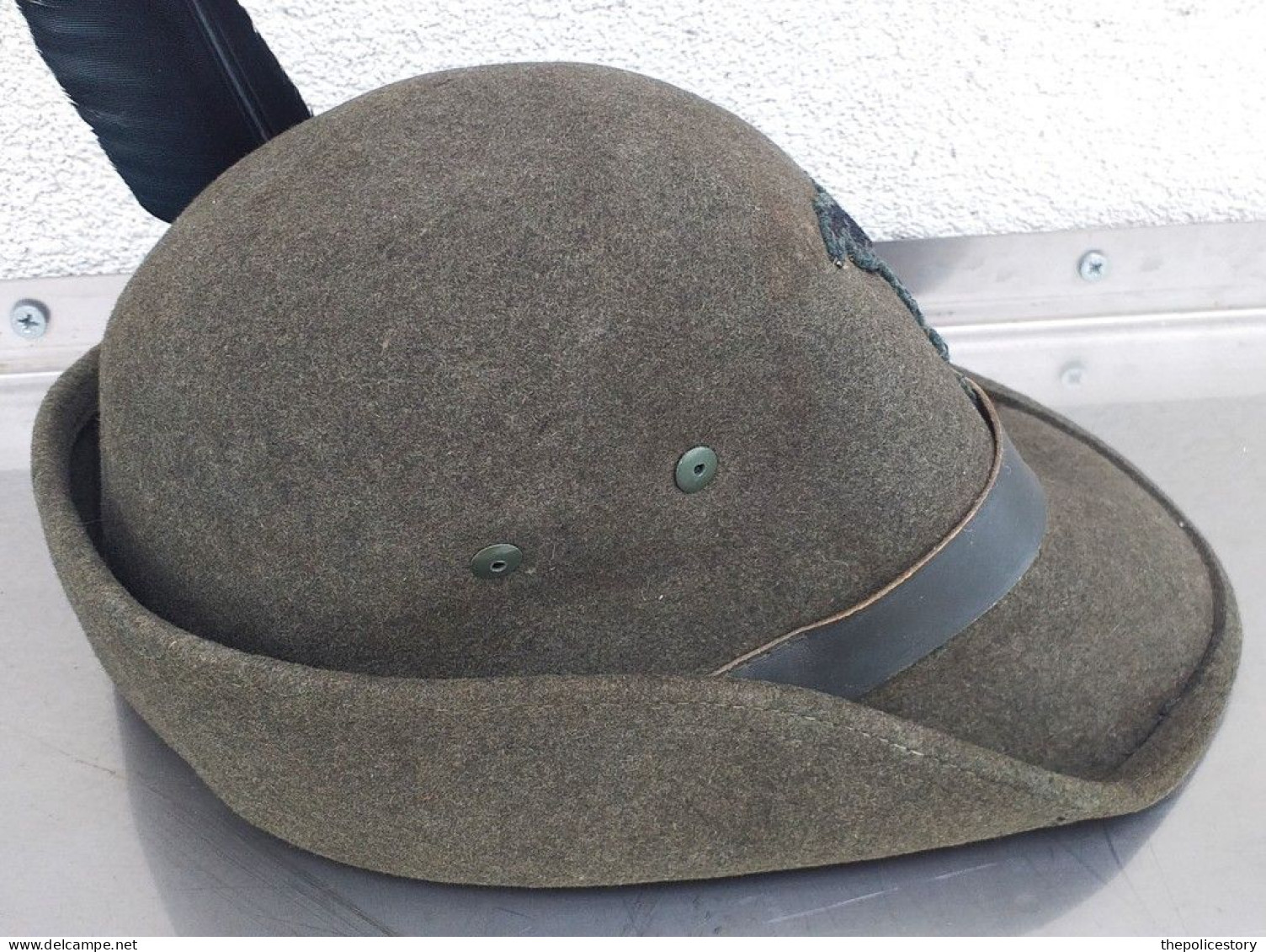 Cappello Alpini E.I. 5° Rgt Artiglieria da Montagna  anni '60 originale completo