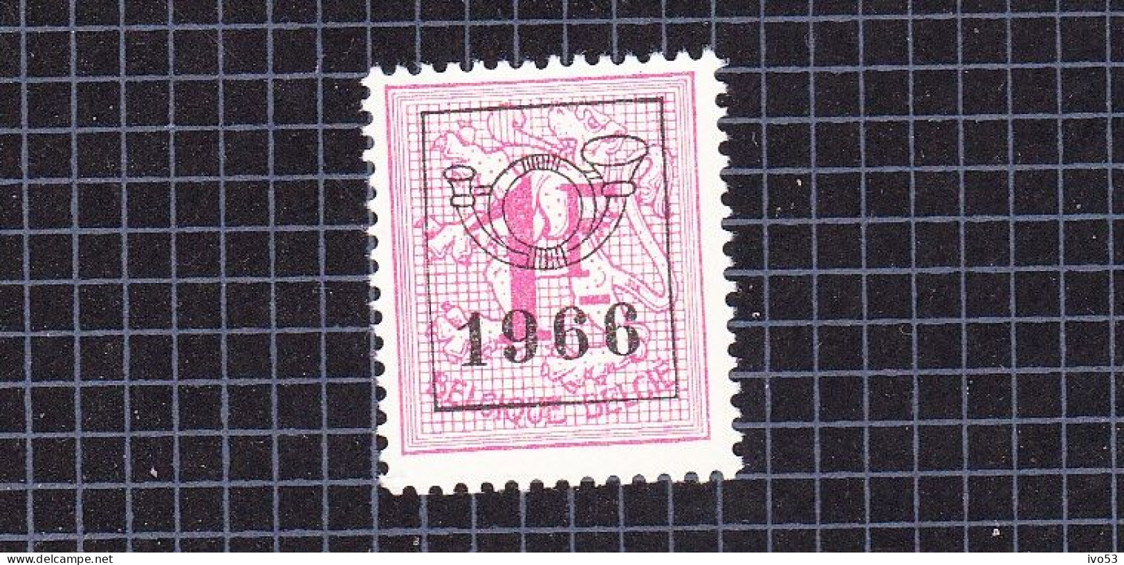 1966 Nr PRE777** Zonder Scharnier.Heraldieke Leeuw:60c.Opdruk 1966. - Typos 1951-80 (Chiffre Sur Lion)