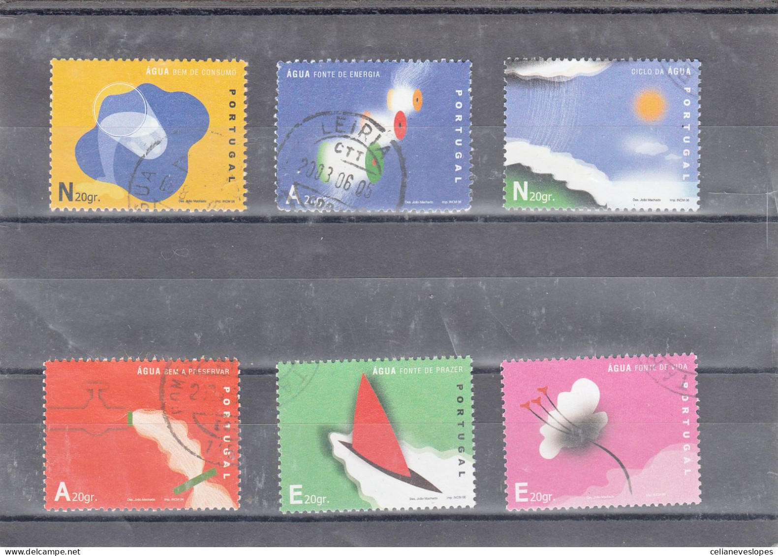 Portugal, (90), Água, 2006, Mundifil Nº 3385 A 3390 Used - Gebraucht