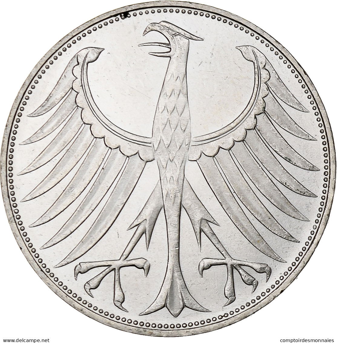 République Fédérale Allemande, 5 Mark, 1974, Karlsruhe, Argent, SUP, KM:112.1 - 5 Mark