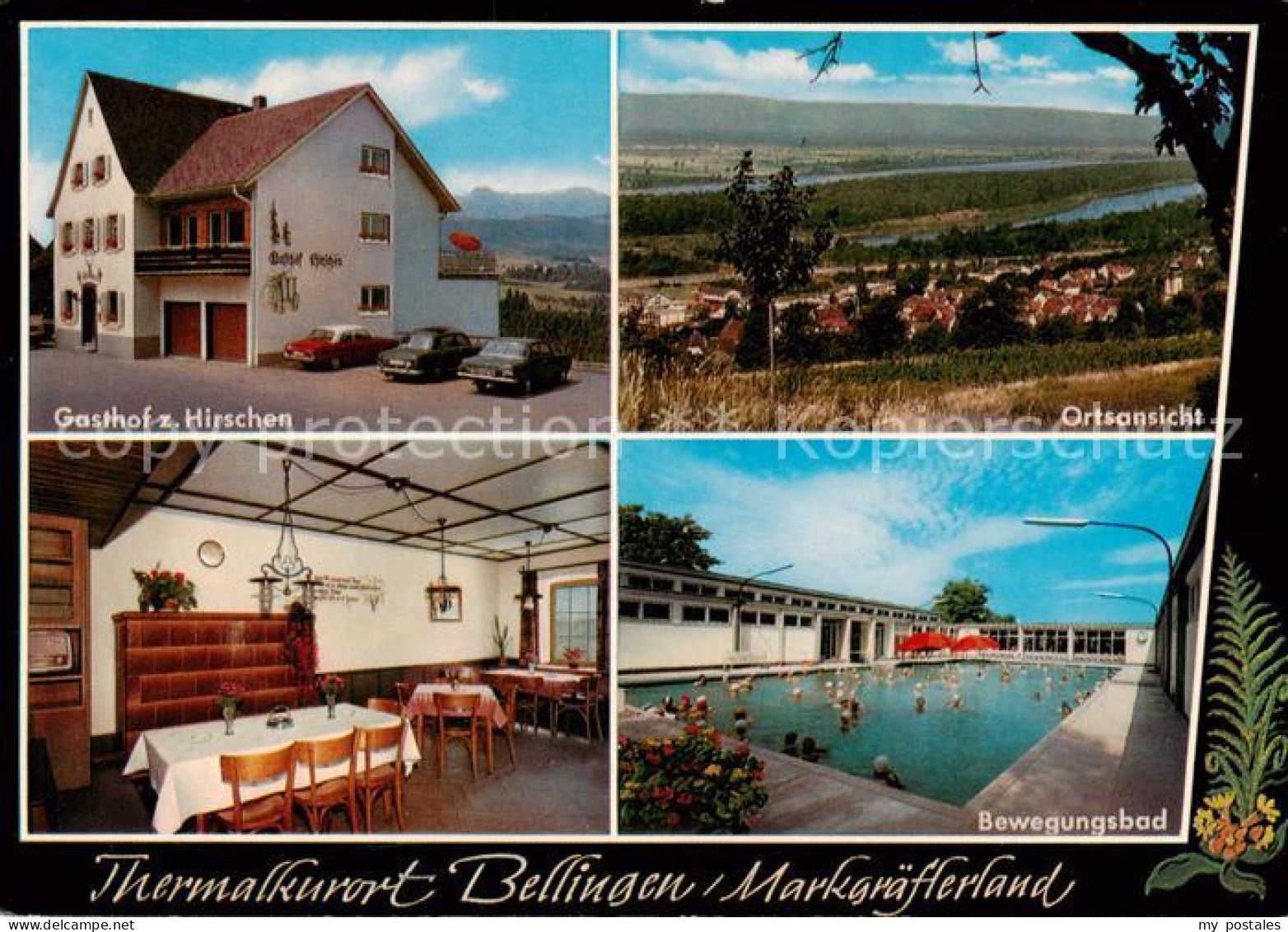 73804456 Bad Bellingen Gasthof Zum Hirschen Panorama Gaststube Bewegungsbad Bad  - Bad Bellingen