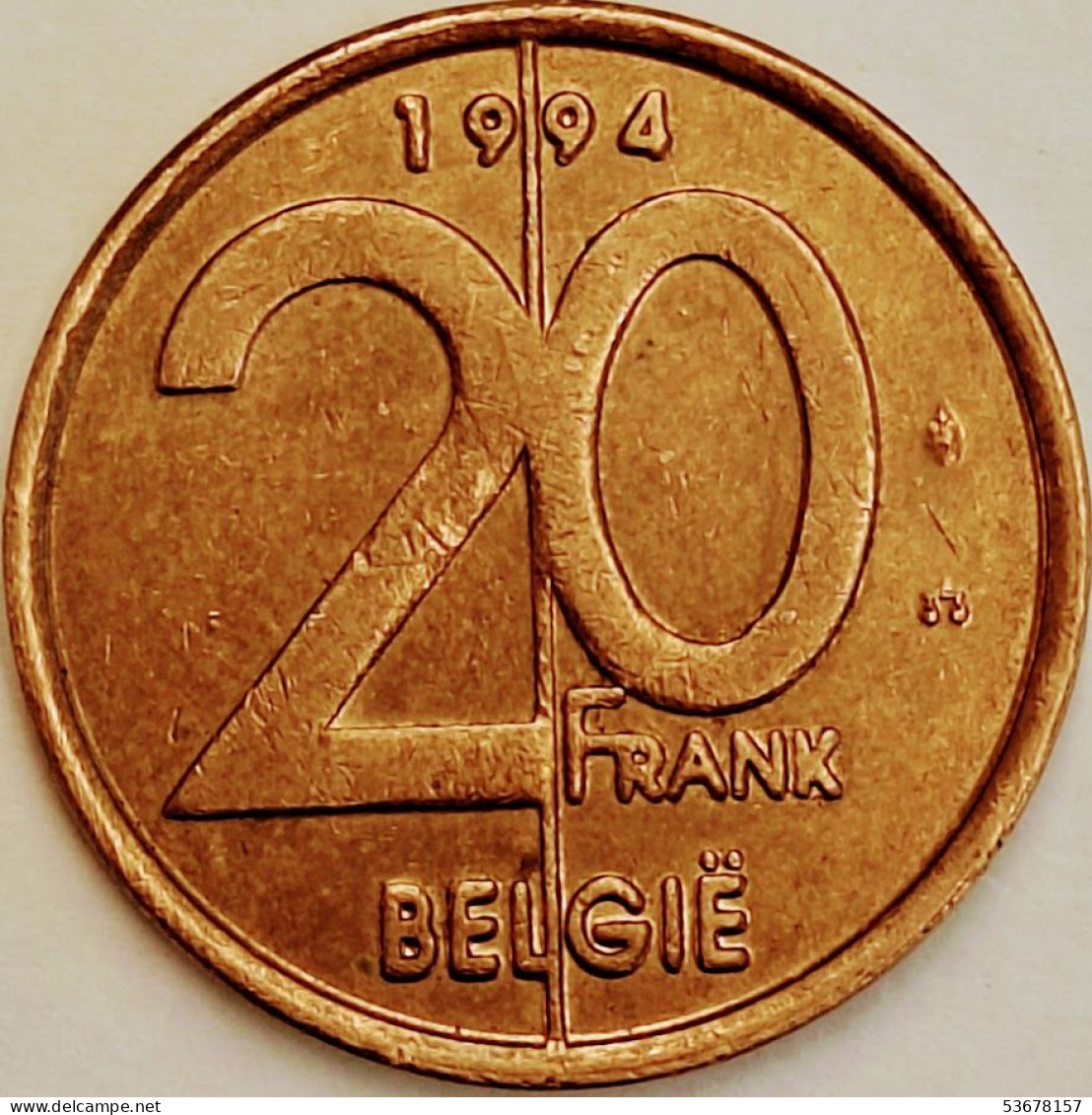 Belgium - 20 Francs 1994, KM# 192 (#3207) - 20 Frank