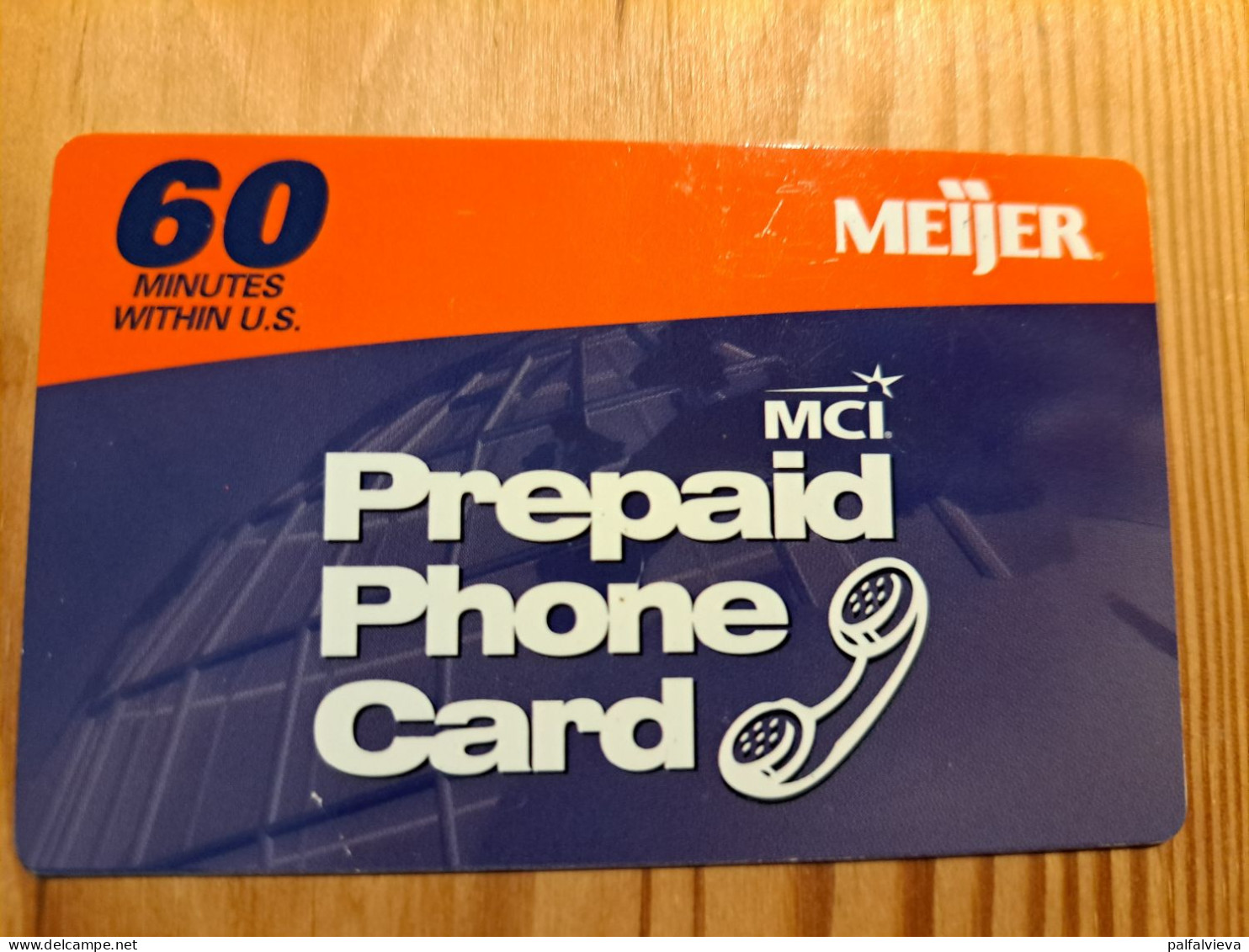 Prepaid Phonecard USA, MCI - Meijer - Autres & Non Classés