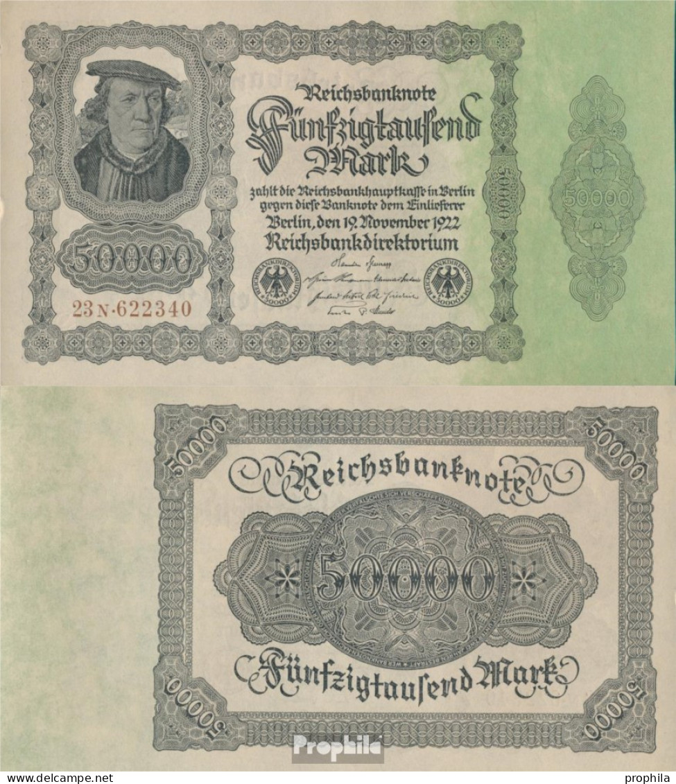 Deutsches Reich Rosenbg: 79d, Privatfirmendruck Gebraucht (III) 1922 50.000 Mark - 50.000 Mark