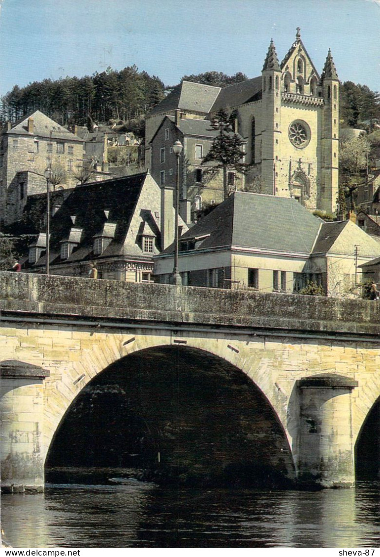 24 - Terrasson - Le Pont Moderne Et L'église - Terrasson-la-Villedieu