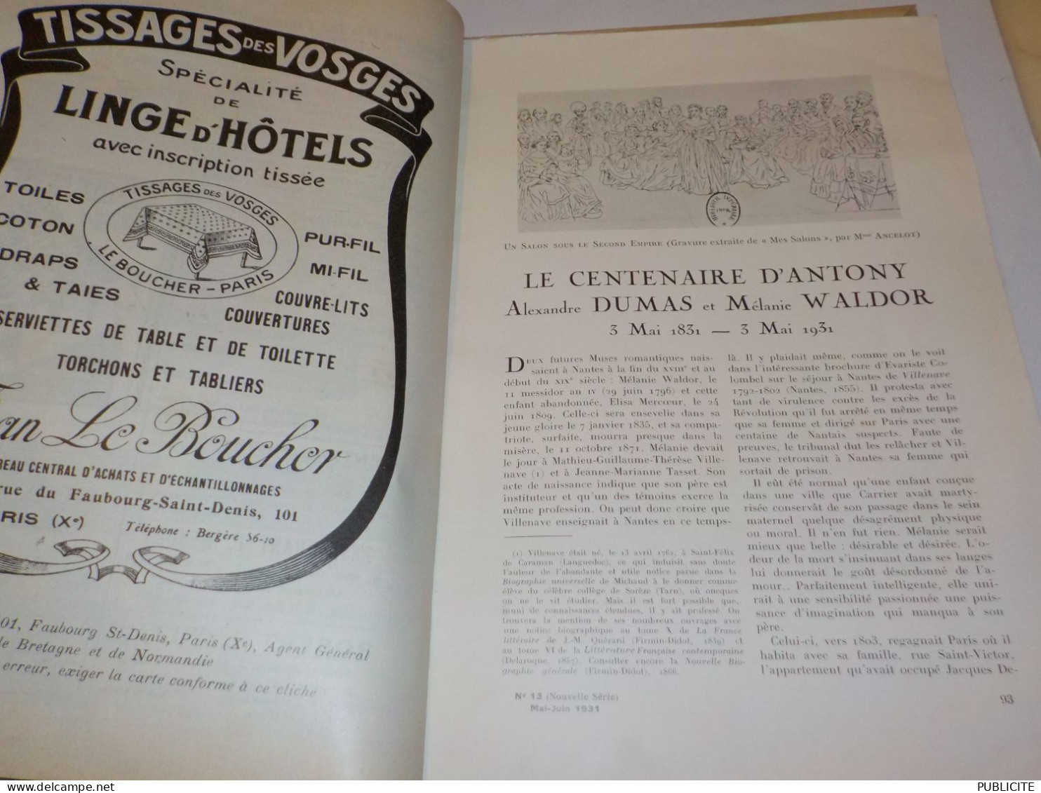 REVUE LA BRETAGNE  AUBERT 1931 - Encyclopédies