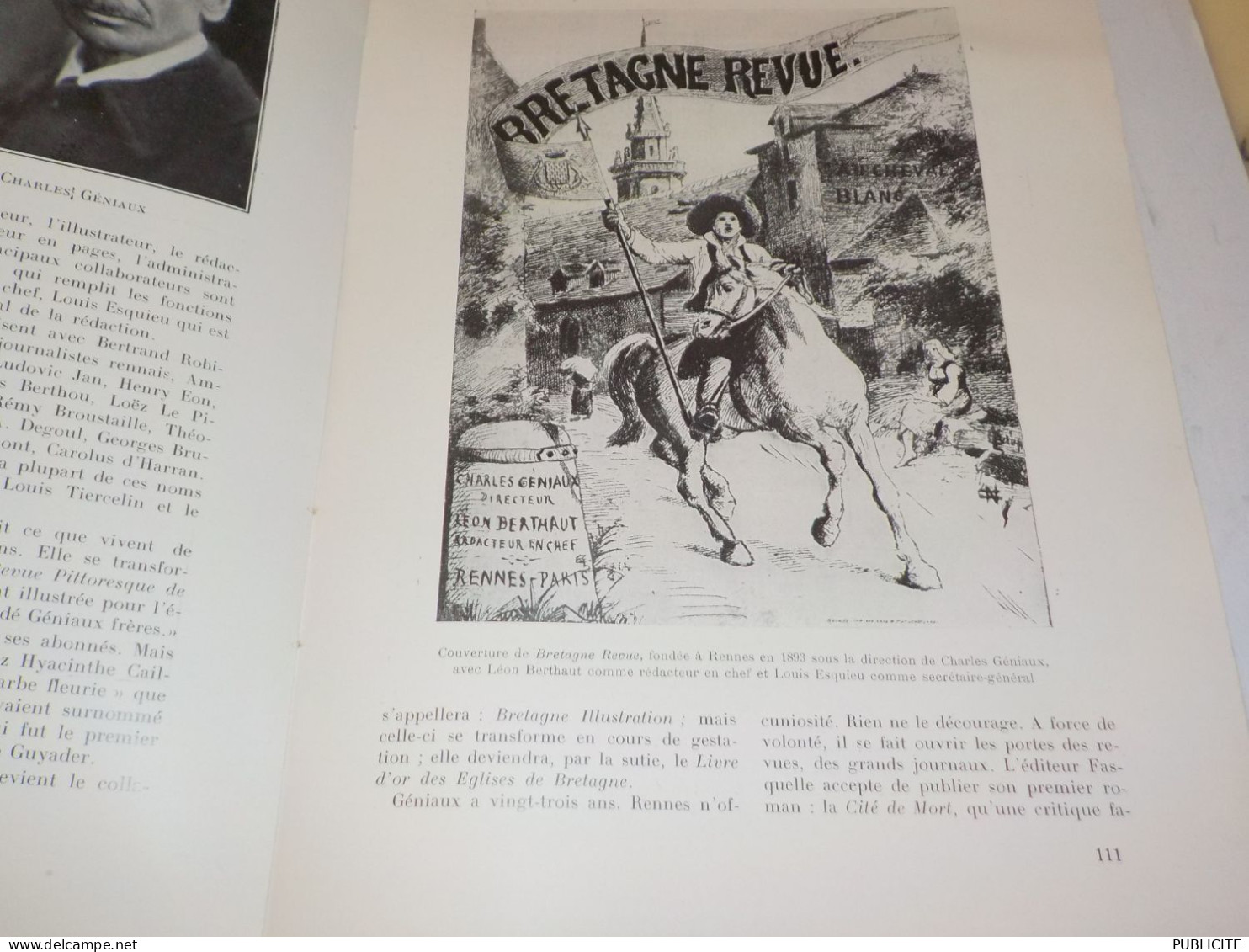 REVUE LA BRETAGNE  AUBERT 1931 - Encyclopaedia
