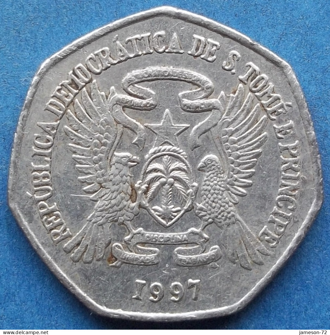 SAINT THOMAS & PRINCE ISLAND - 1000 Dobras 1997 "Flowers" KM# 90Democratic Republic (1975) - Edelweiss Coins - Sao Tome And Principe