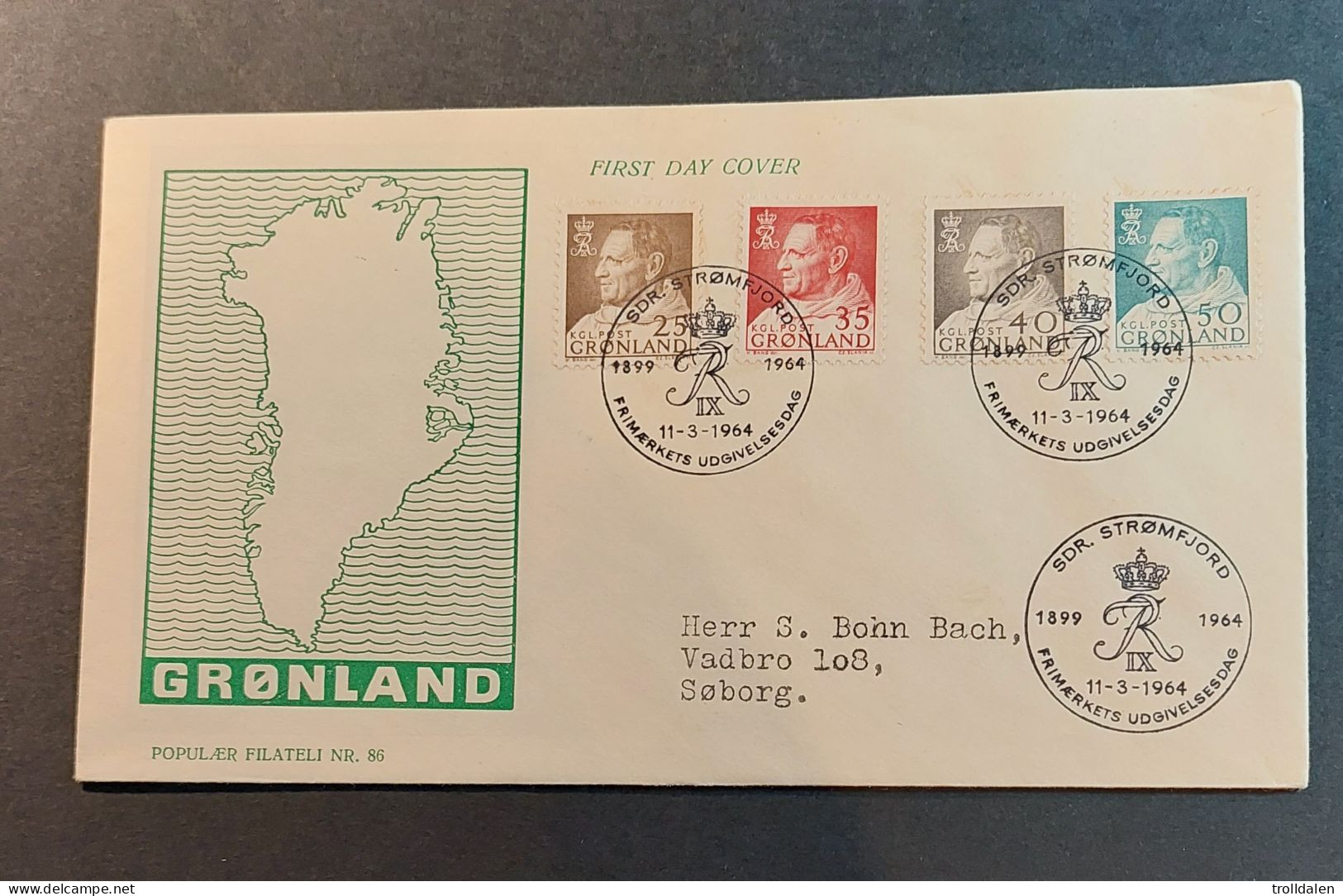 Greenland FDC 1964 - FDC