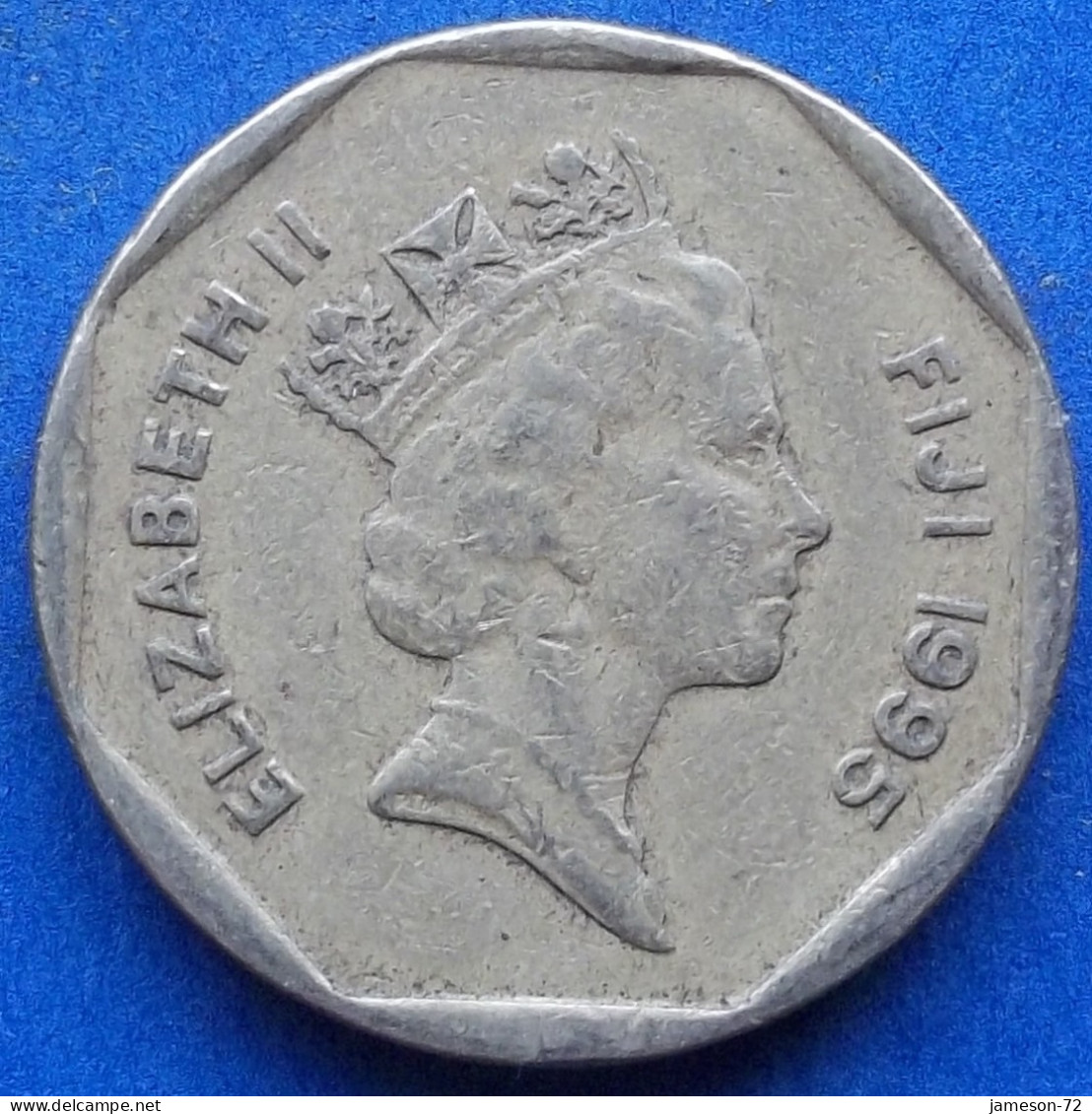 FIJI - 1 Dollar 1995 "A Saqamoli" KM# 73 Elizabeth II Decimal Coinage (1971-2022) - Edelweiss Coins - Fidschi
