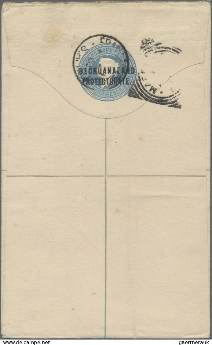 Betschuanaland - Postal Stationery: 1899 Postal Stationery Registered Envelope 4 - Otros - África