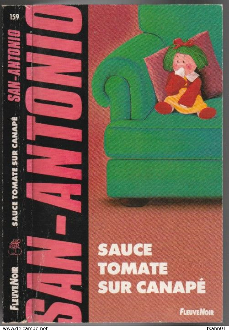 SAN-ANTONIO N° 159 " SAUCE TOMATE SUR CANAPE " FLEUVE-NOIR DE 1994  2 - San Antonio