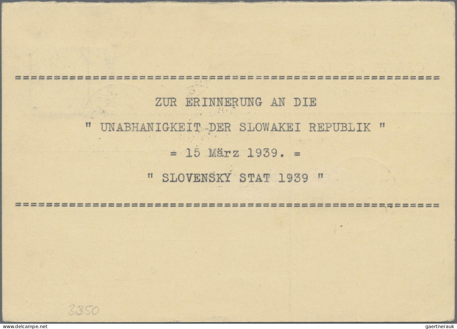 Liechtenstein - Besonderheiten: 1939, 4 Antwortkarten Mit Verschiedenen MiF Slow - Autres