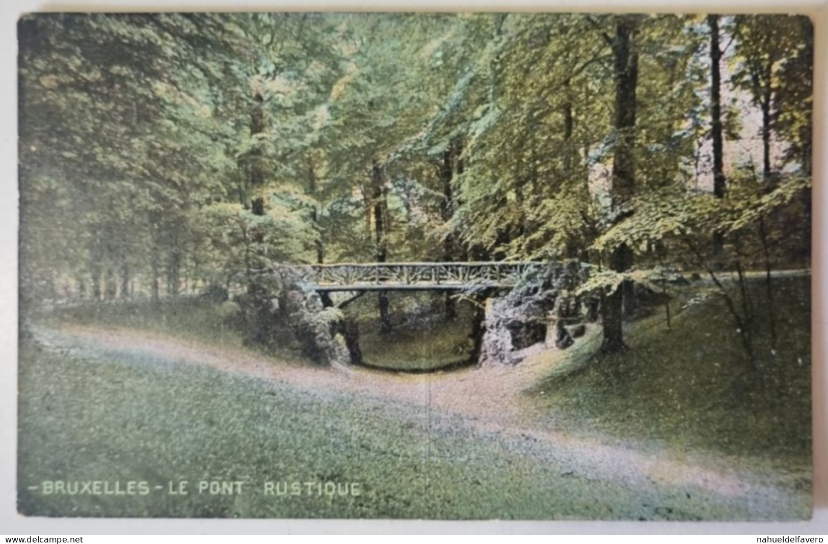 Carte Postale Non Circulée - BELGIQUE, BRUXELLES, Le Pont - RUSTIQUE - Forêts, Parcs, Jardins