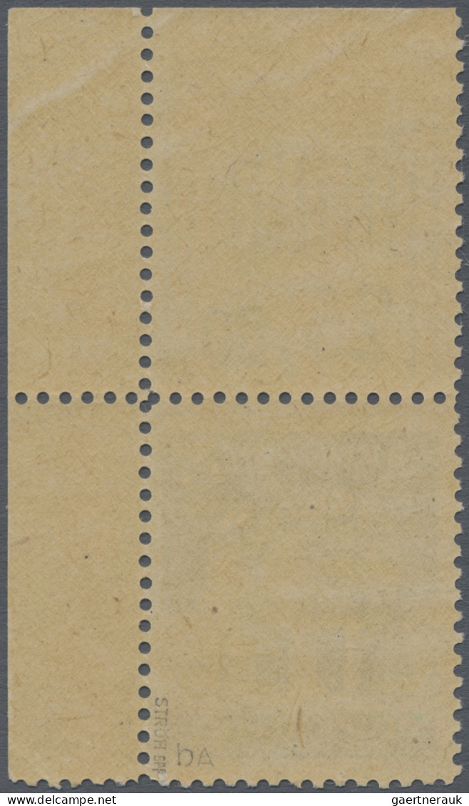 Sowjetische Zone - Ost-Sachsen: 1946, Wiederaufbau Dresdner Zwinger 6+44 Pf Aus - Otros & Sin Clasificación