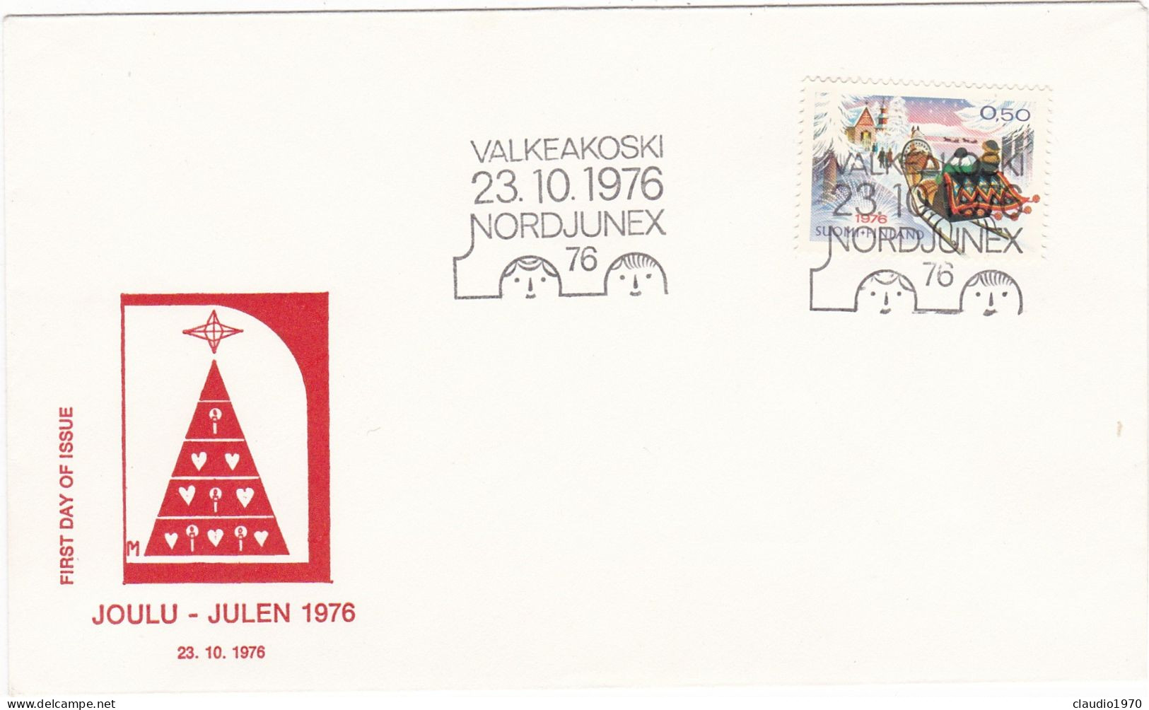 FINLANDIA - FDC - BUSTA  - STORIA POSTALE - 1976 - FDC