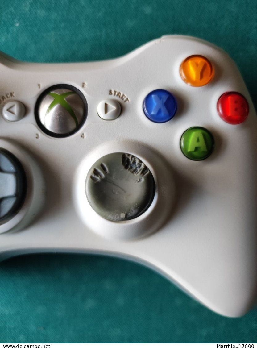 Manette XBOX 360 Blanche Sans Fil - Accesorios