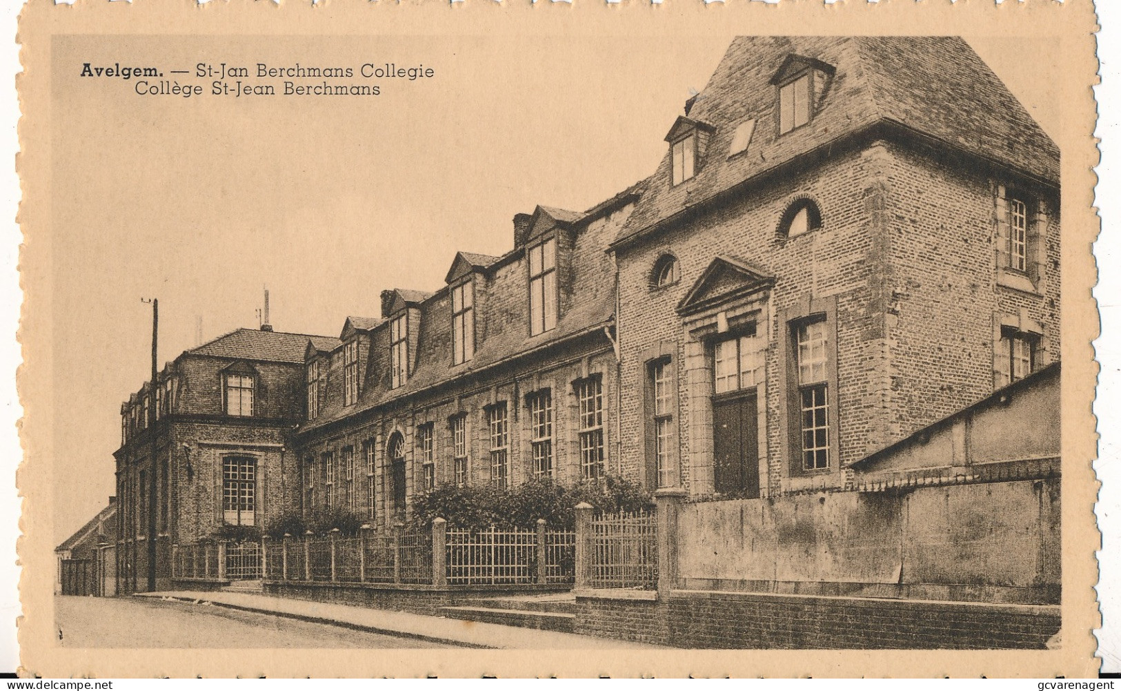 AVELGEM     ST.JAN BERCHMANS COLLEGE      2 SCANS - Avelgem