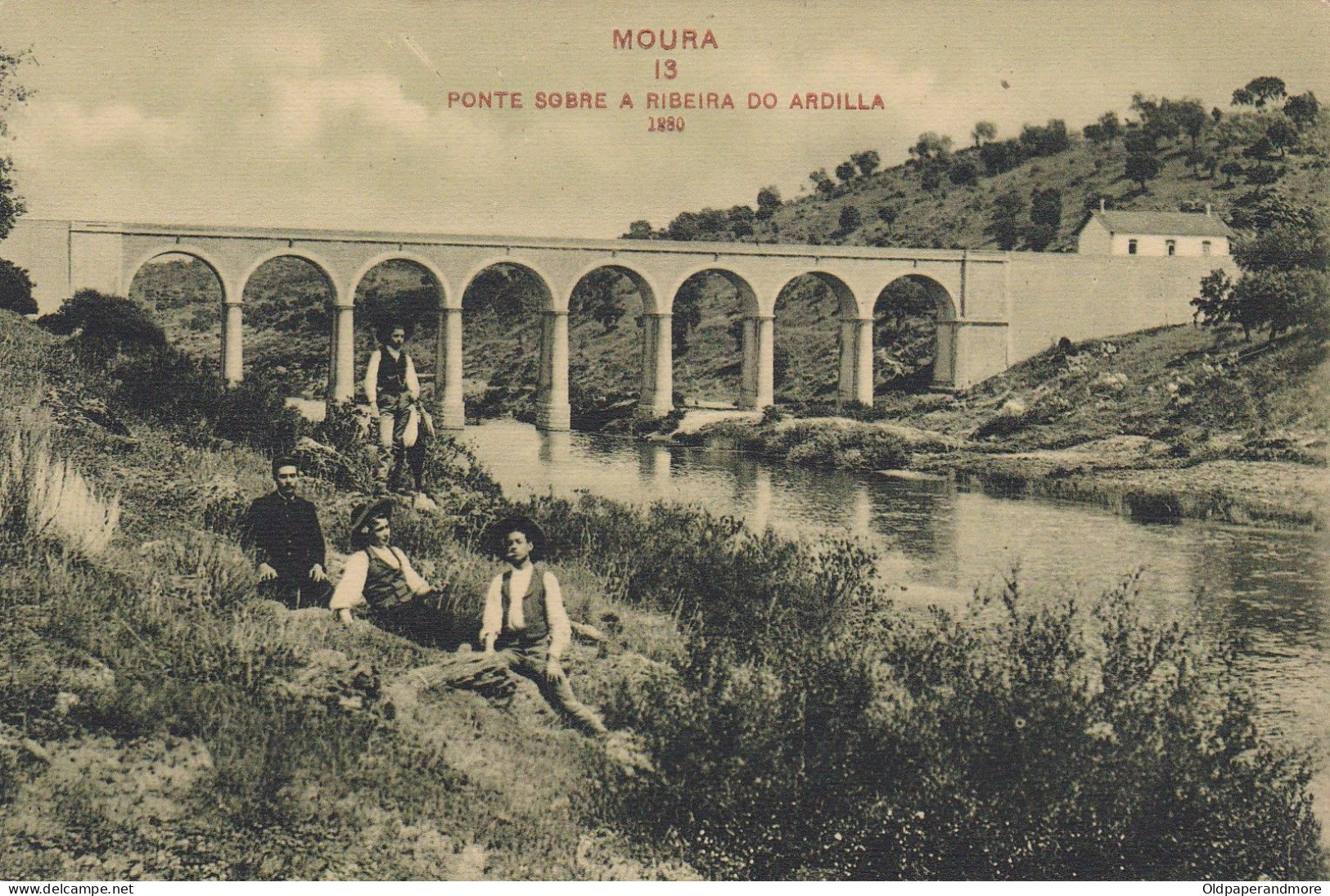 POSTCARD PORTUGAL - MOURA - ALENTEJO - PONTE SONRE A RIBEIRA DA ARDILLA - Beja