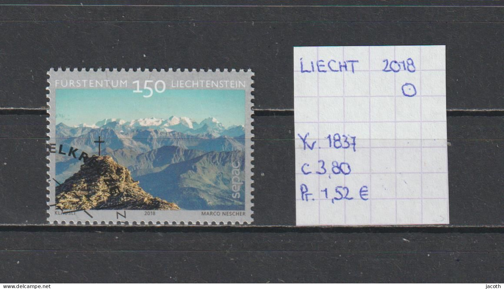 Liechtenstein 2018 - YT 1837 (gest./obl./used) - Used Stamps