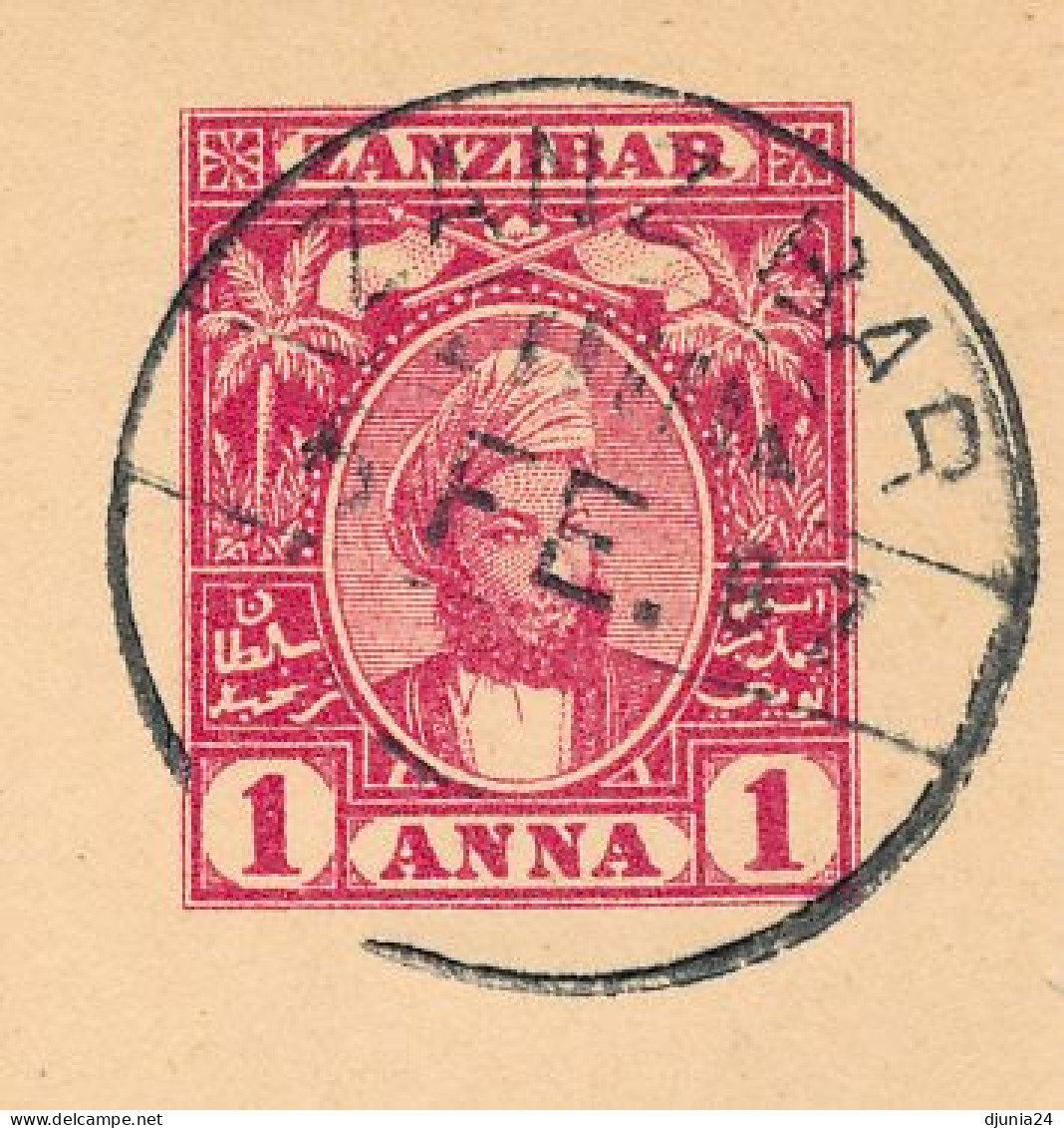 BF0186 / ZANZIBAR / SANSIBAR  -  6 FE 1887  ,  Reply POST CARD  -  Ascher P8 - Zanzibar (...-1963)