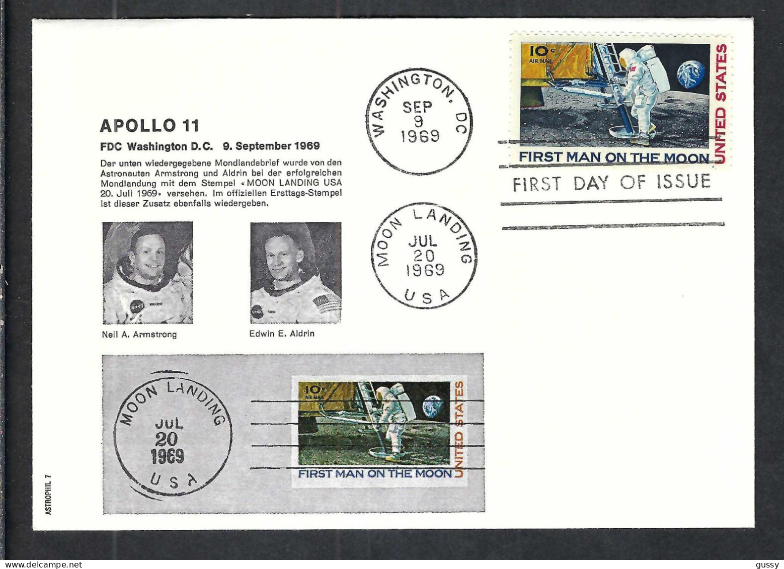 ETATS UNIS Ca.1969: FDC - 1961-1970