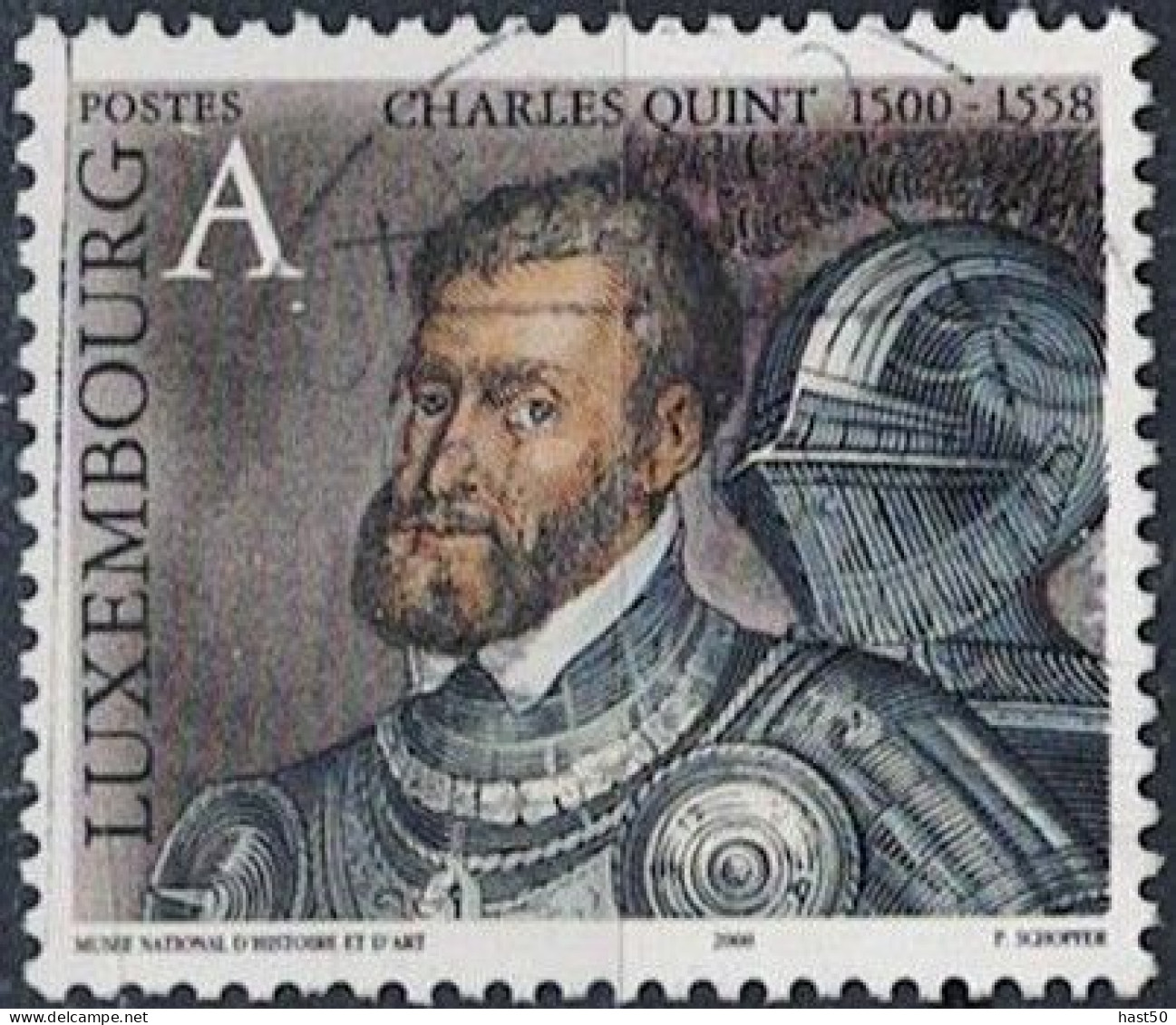 Luxemburg - 500. Geburtstag Von Kaiser Karl V. (MiNr: 1494) 2000 - Gest Used Obl - Usati