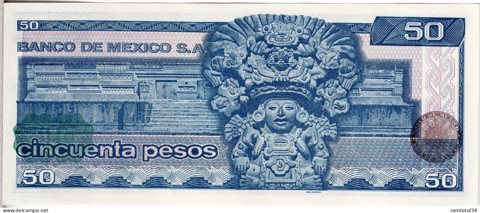 MEXIQUE - 50 Pesos 1981 UNC - Mexico