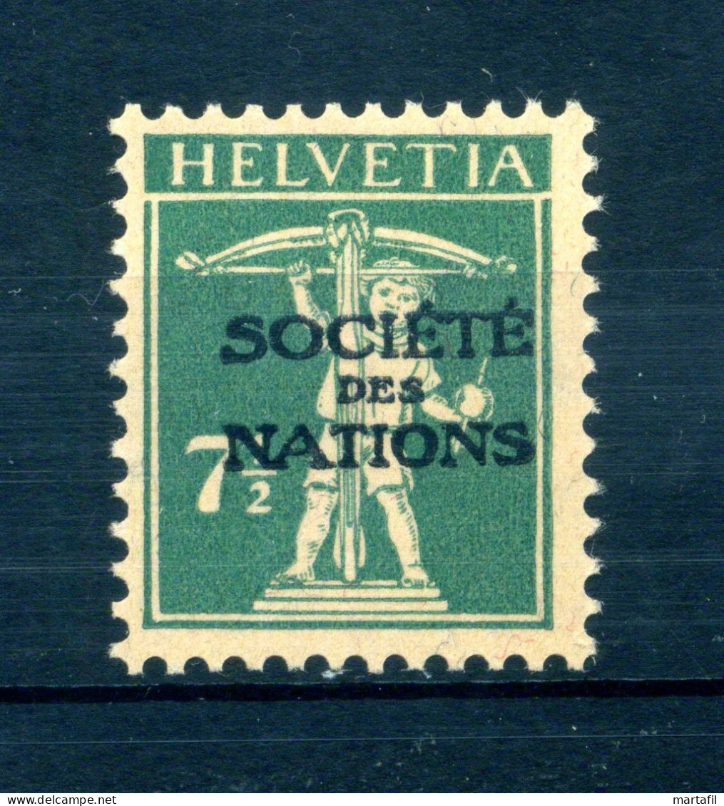 1924-37 SVIZZERA Helvetia SERVIZIO "Société Des Nations" Un. N.49 MNH ** - Dienstmarken