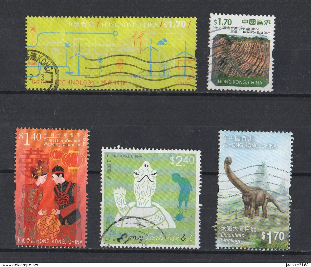 Hong Kong - Chine  2013 - 2014  MI / 1871 Lot De 5 Timbres - Oblitérés