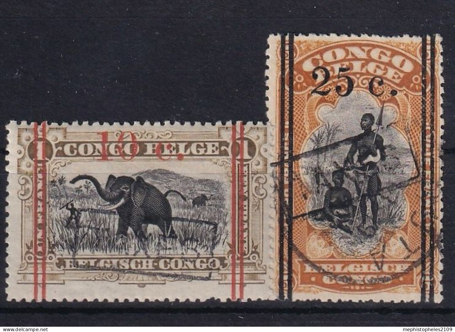BELGISCH-CONGO 1909+ - Canceled - Mi 64, 65 - Taxe - Unused Stamps