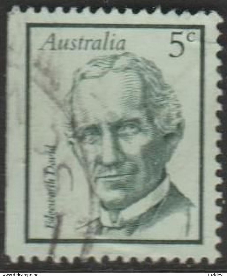 AUSTRALIA - USED 1968 5c Famous Australians - Edgeworth David Booklet Single - Used Stamps