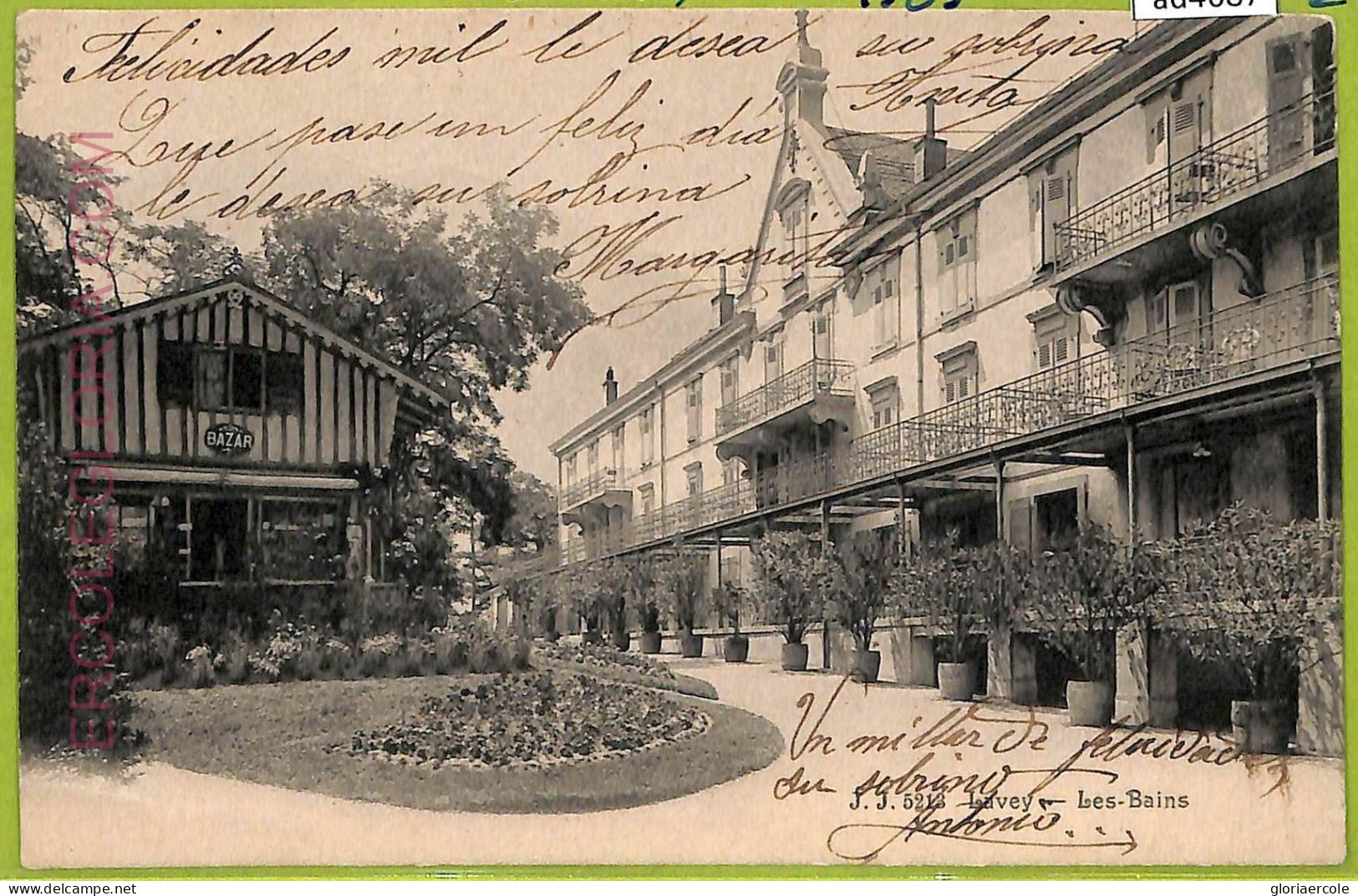 Ad4687 - SWITZERLAND Schweitz - Ansichtskarten VINTAGE POSTCARD - Lavey - 1905 - Lavey