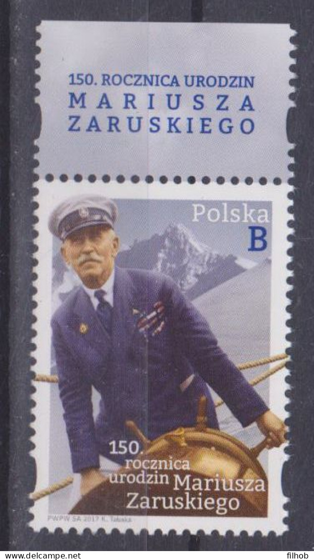 Poland Stamps MNH ZC.4745 Naz: Mariusz Zaruski (name) - Nuevos