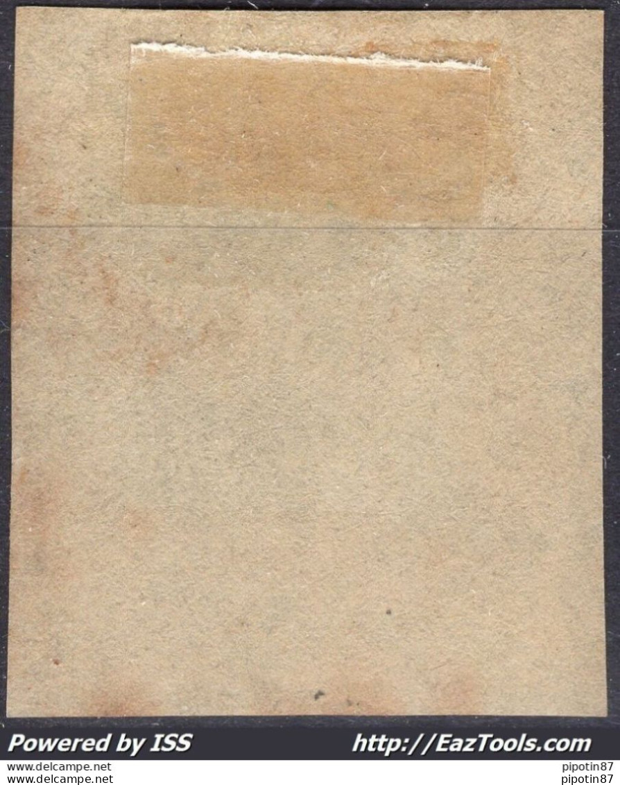 FRANCE EMISSION PRESIDENCE 10c BISTRE JAUNE N° 9 AVEC CACHET GROS POINTS - 1852 Louis-Napoleon