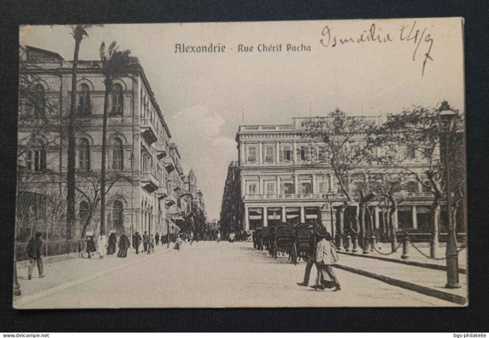 Alexandrie,  Rue Chérif Pacha. - Lettres & Documents